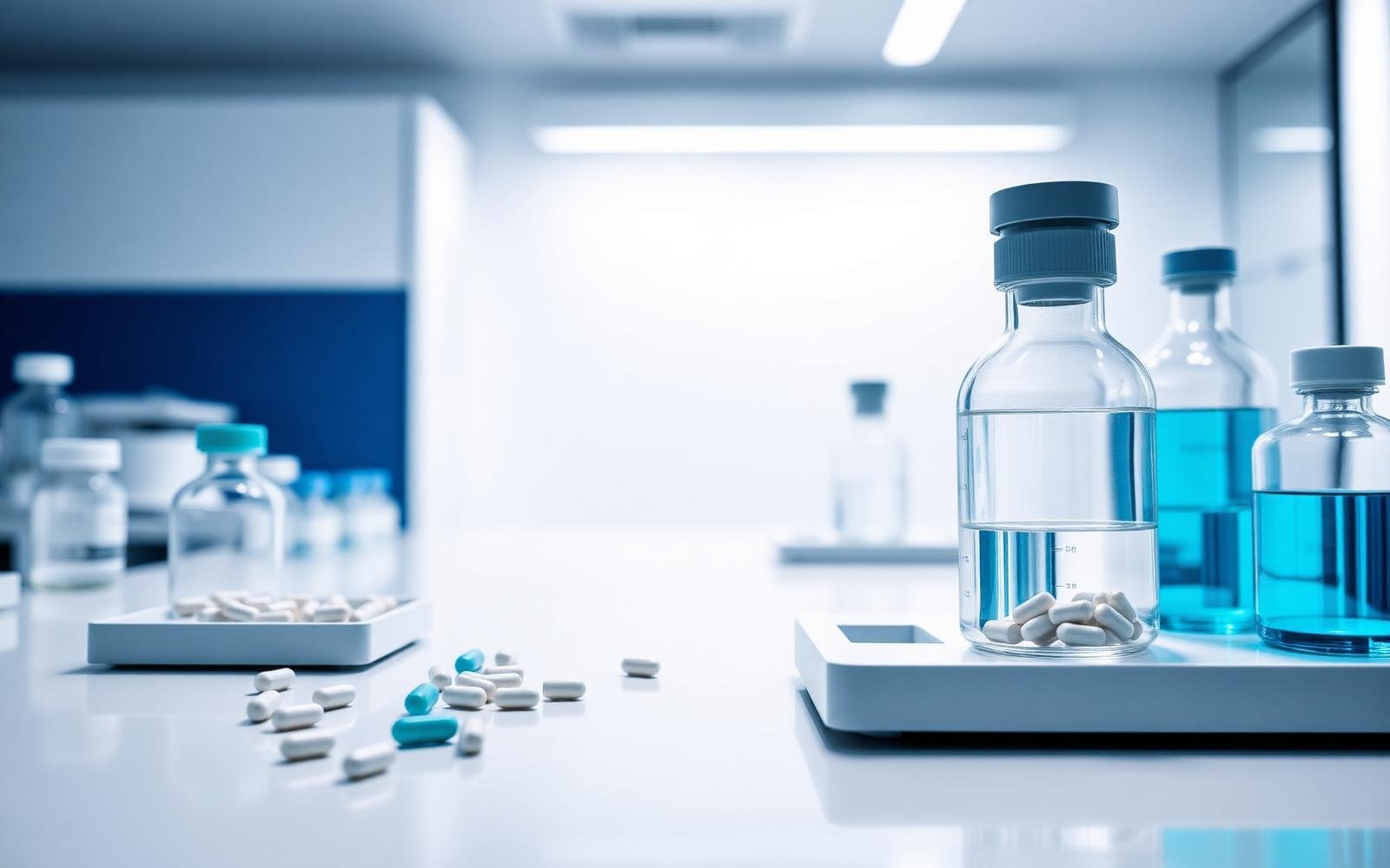 MADA Pharmaceuticals laboratory in Saudi Arabia where supplement formulations are developed and quality tested
