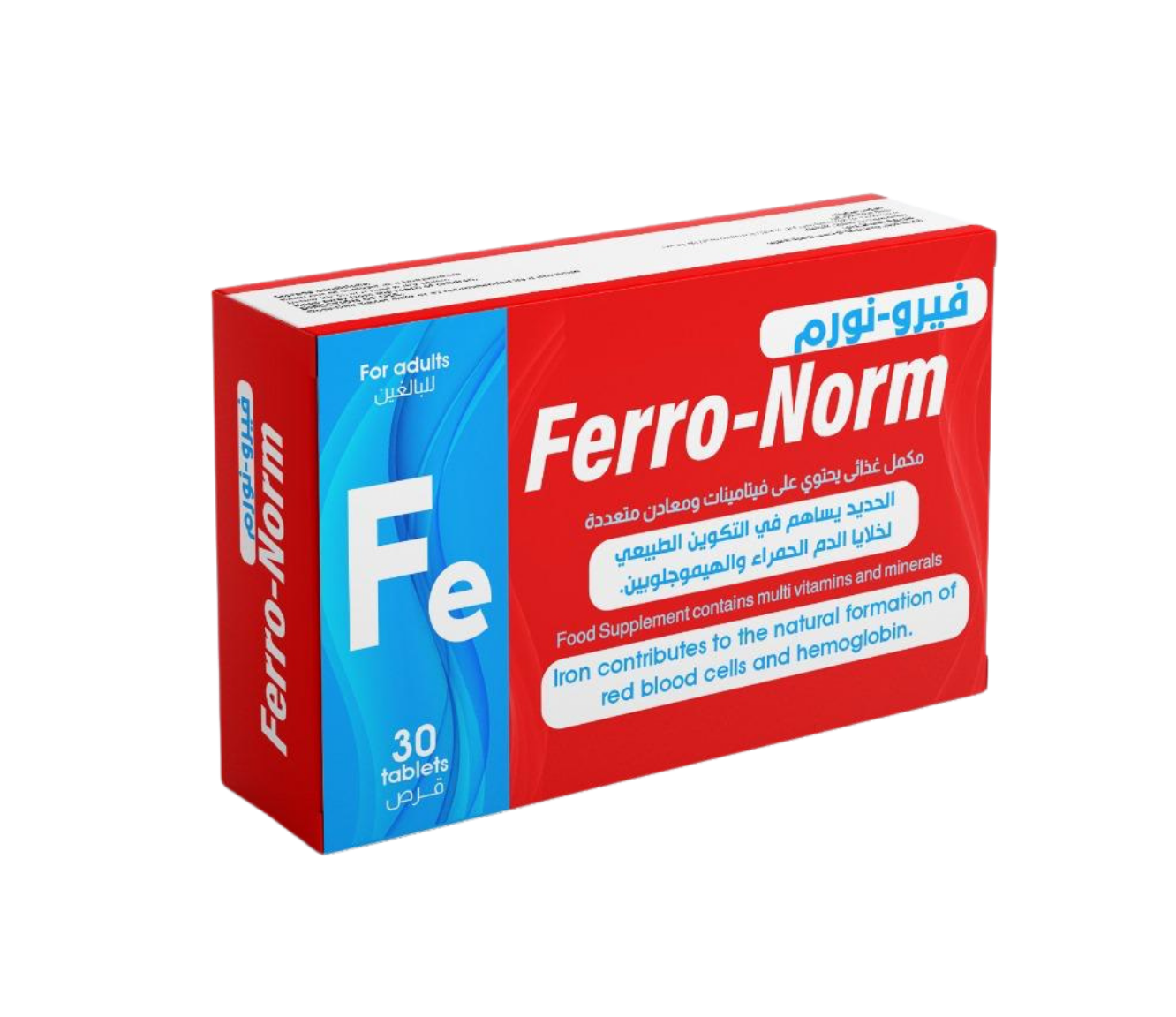 Ferro-Norm Tablets pack by MADA Pharmaceuticals — 30 Tablets for women's health