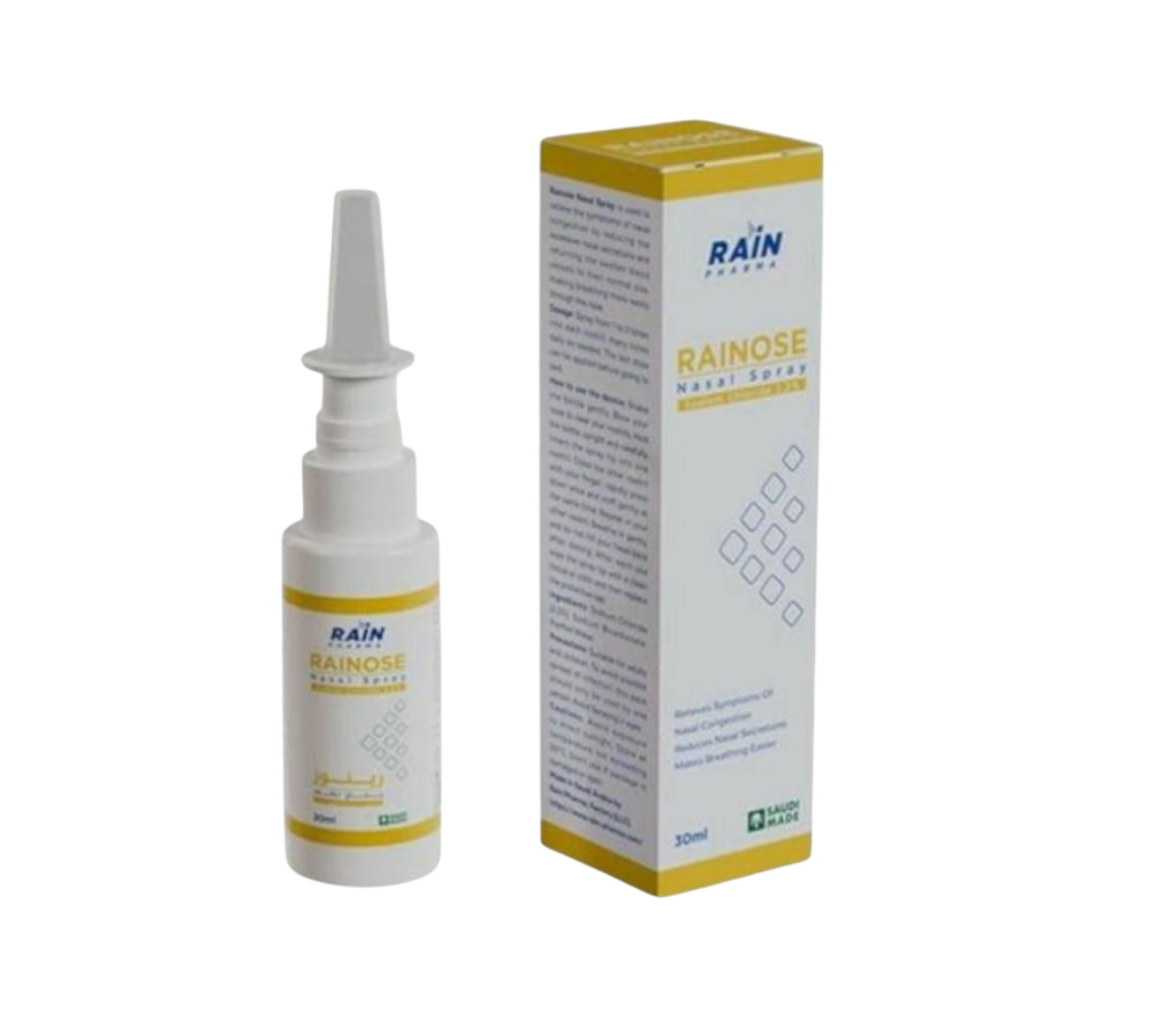 Rainose Hypertonic 2.2% Nasal Spray pack by MADA Pharmaceuticals — Nasal Spray for respiratory care